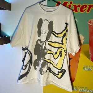 Size XL Cactus Jack and Kaws shirt